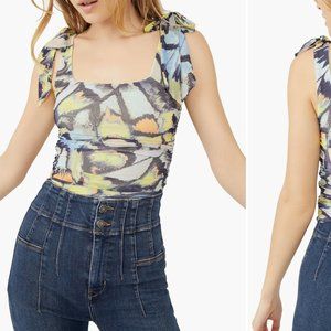 NWT FREE PEOPLE Avenue Print Tank Top SZ S